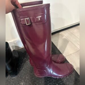 Hunter original gloss rain boots